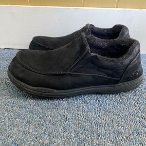 Skechers relaxed fit memory foam 360 men 11 slip on comfort slipper shoes black